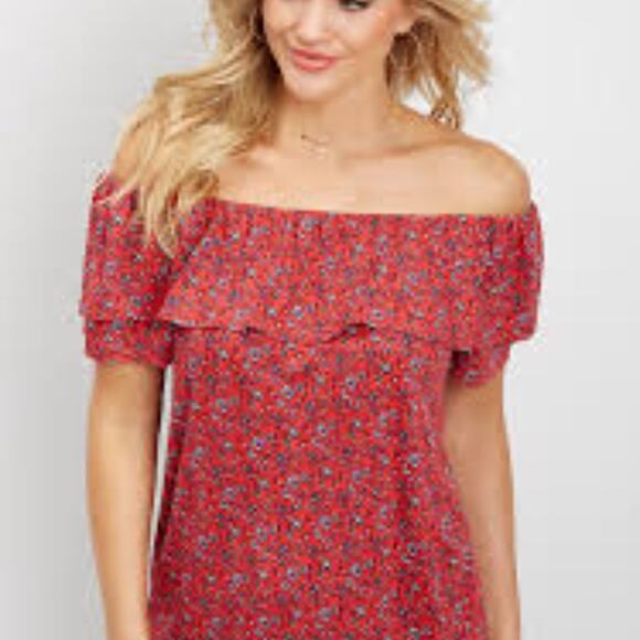 Maurices floral off the shoulder flowy top Size XXL - Picture 1 of 9